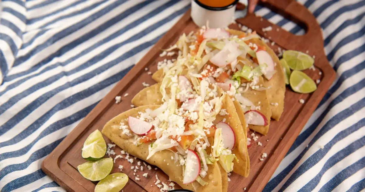 Potato Egg Cheese Breakfast Tacos
